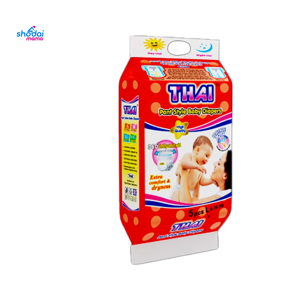Thai Pant Style Baby Diapers L 5 pcs